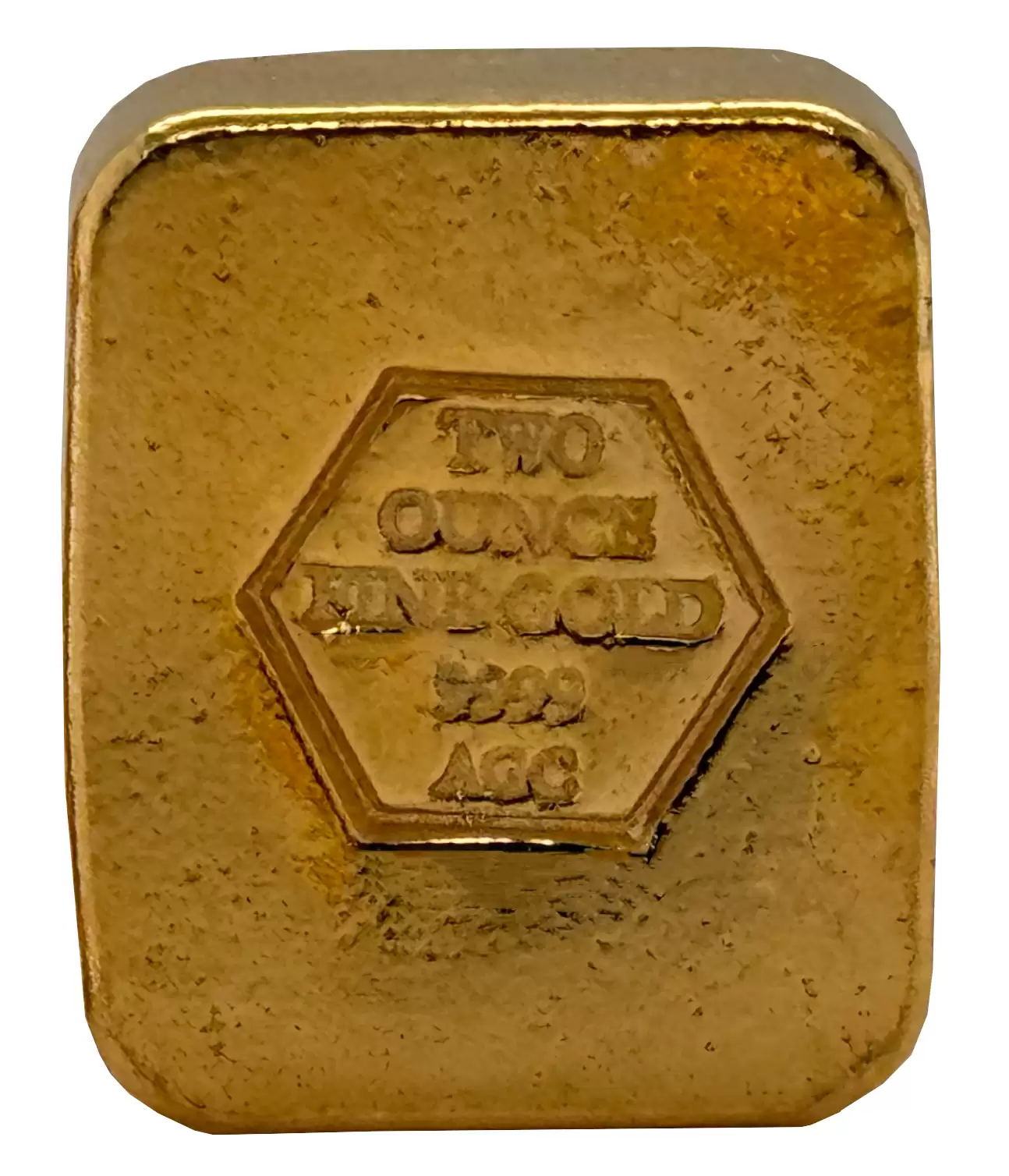  AGC 2oz Gold Bullion Cast Bar 9999