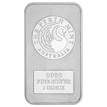  1 ozt Perth Mint 999 Silver Bullion Bar