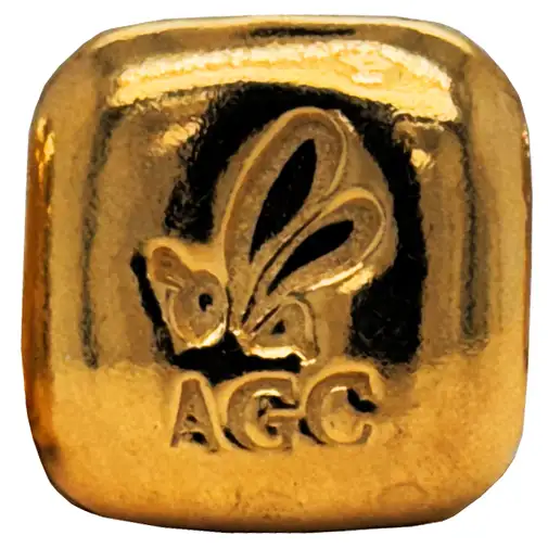 Gold Bullion Bars 1oz AGC 9999 Cast Gold Bullion Bar