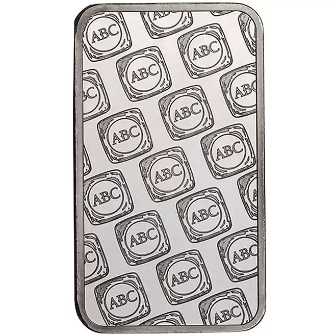 Platinum & Palladium 100g ABC Platinum 9995 Minted Tablet