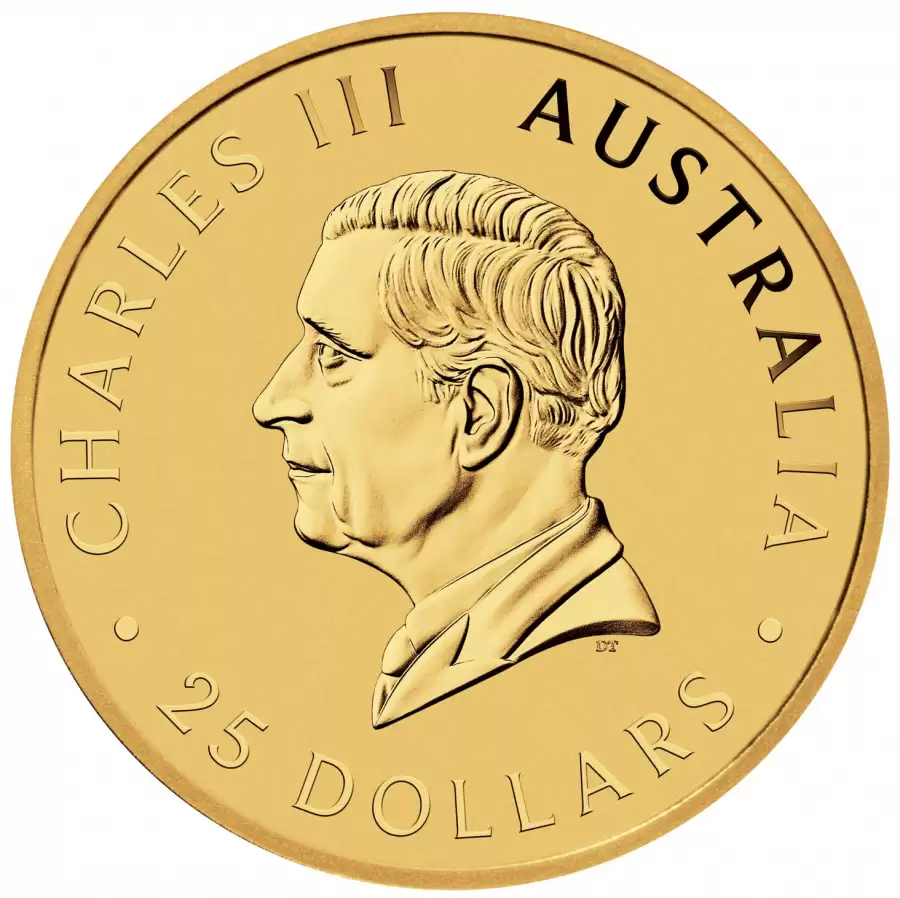  1/4oz Perth Mint Kangaroo Minted Coin Gold